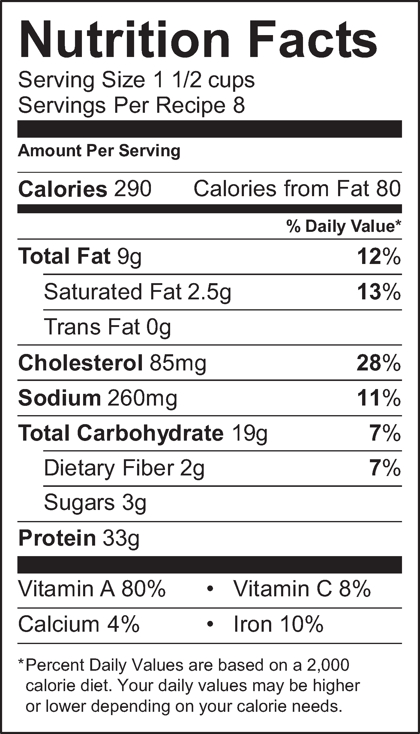 Nutrition Facts