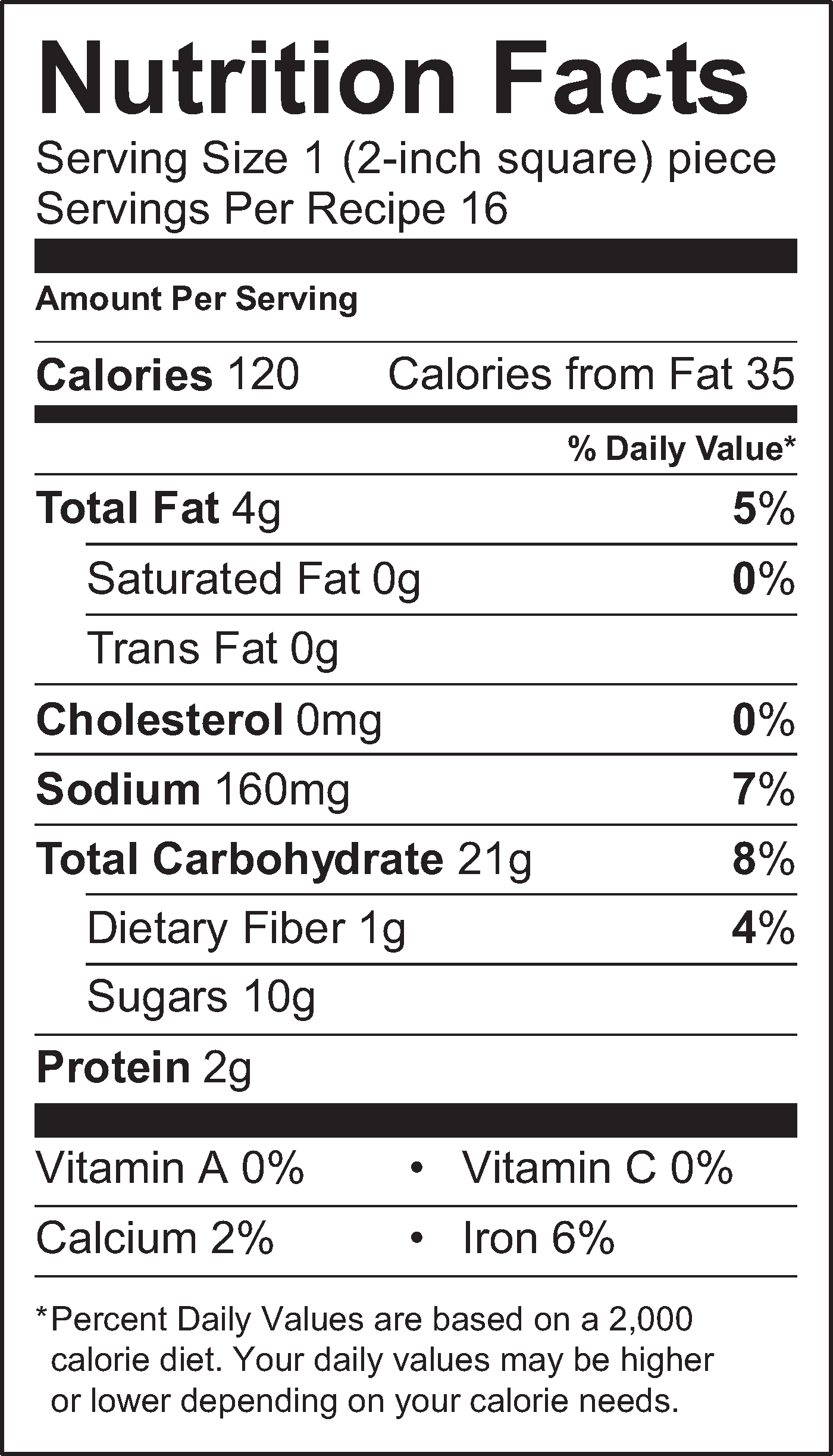 Nutrition Facts