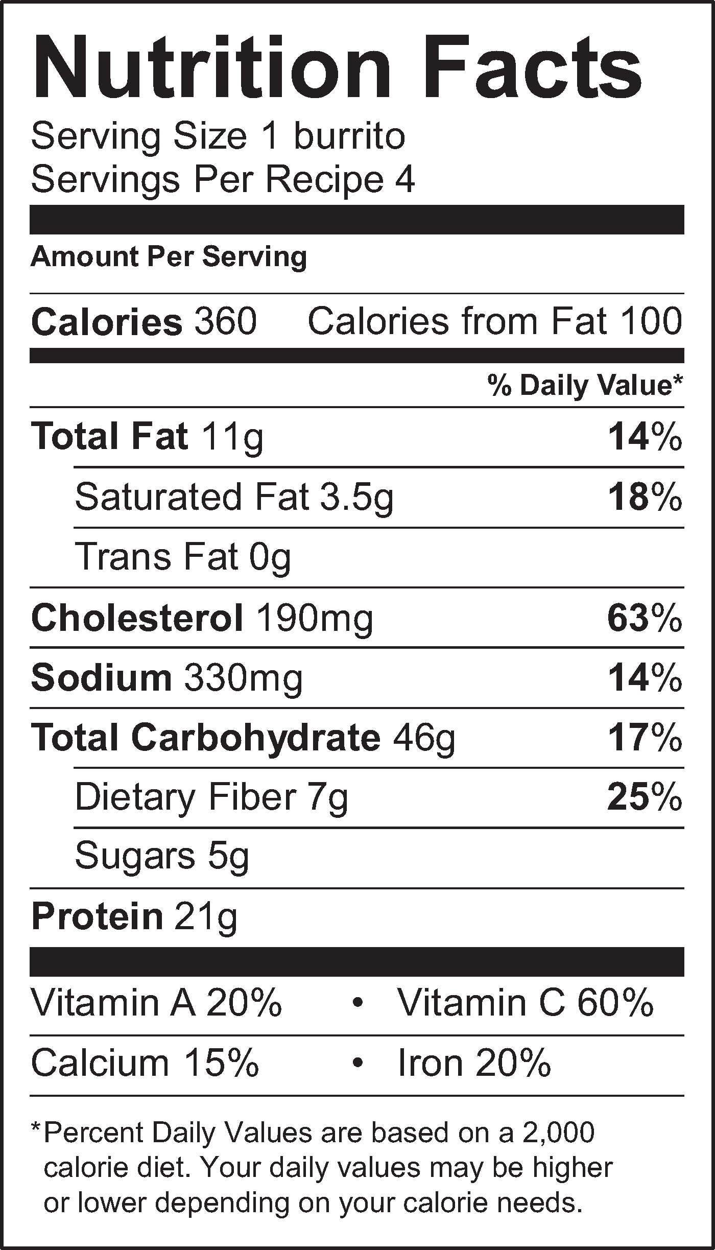 Nutrition Facts