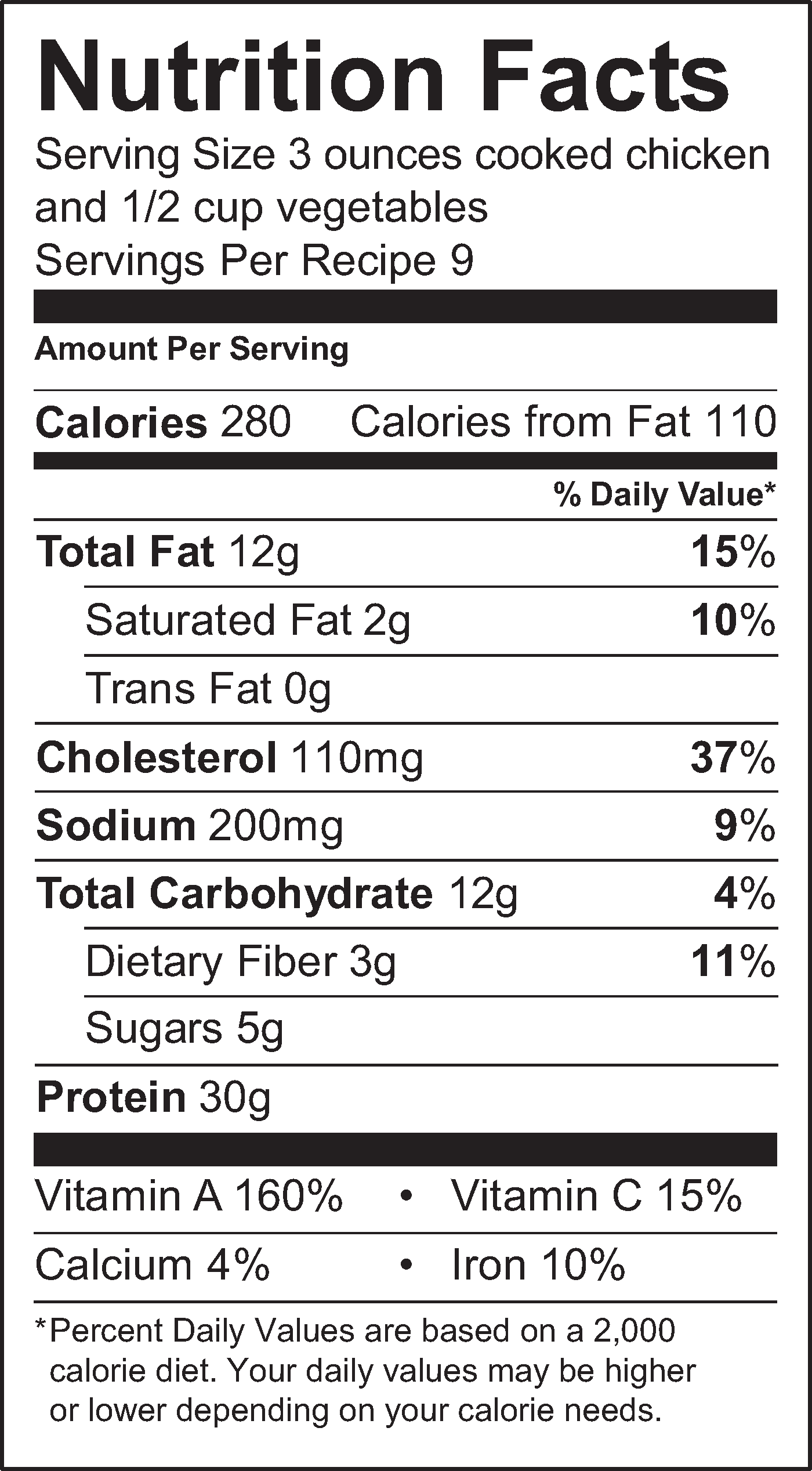 Nutrition Facts