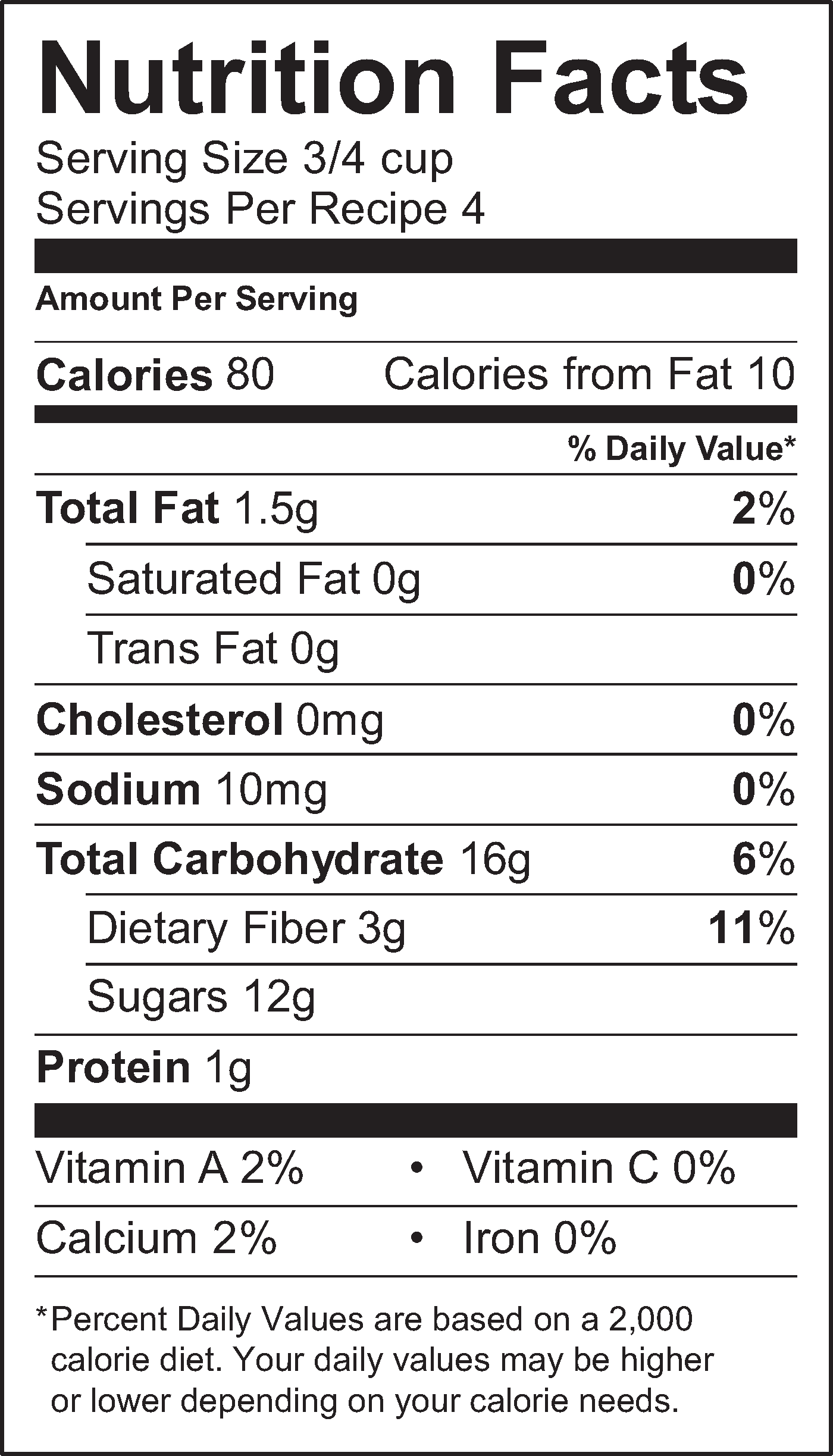 Nutrition Facts