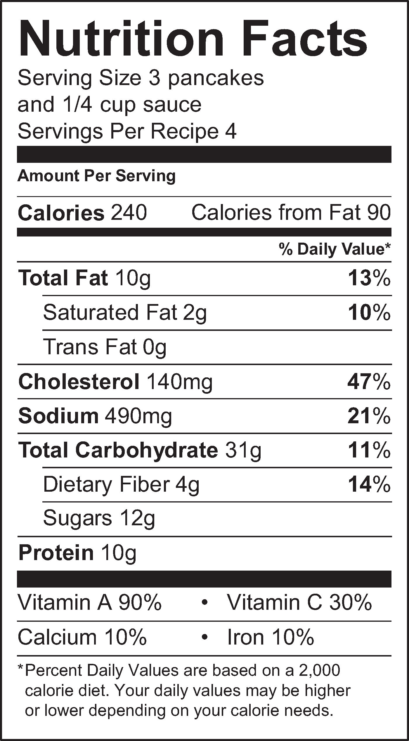 Nutrition Facts