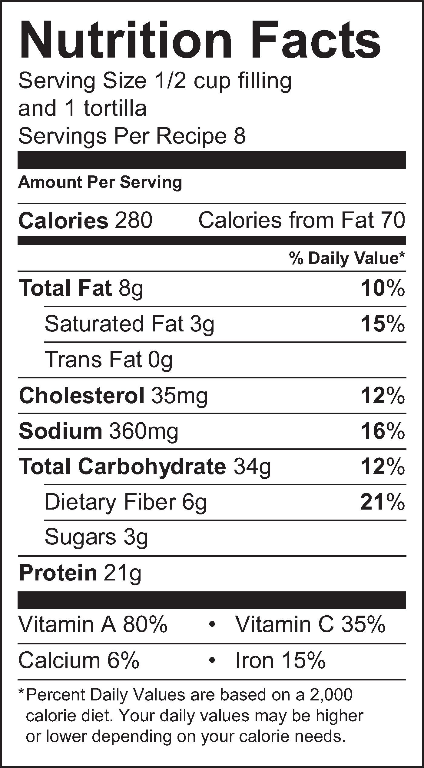 Nutrition Facts