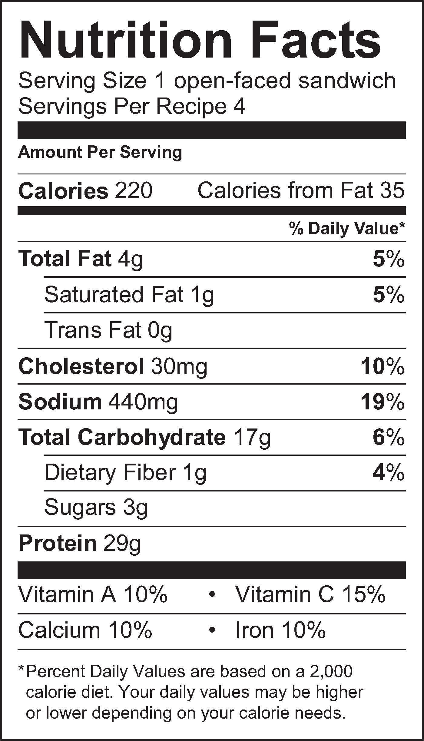 Nutrition Facts