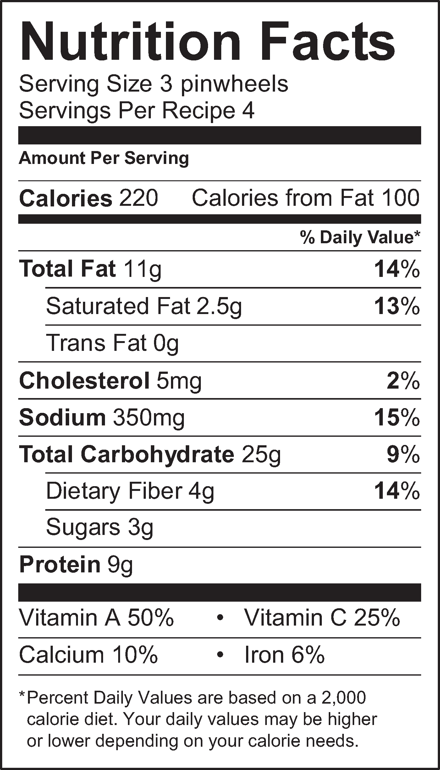 Nutrition Facts